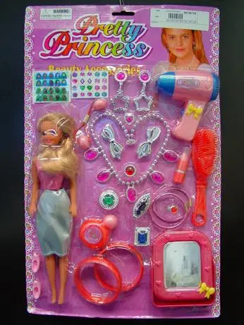 Набор с куклой - Pretty Princess - аксессуары для красоты