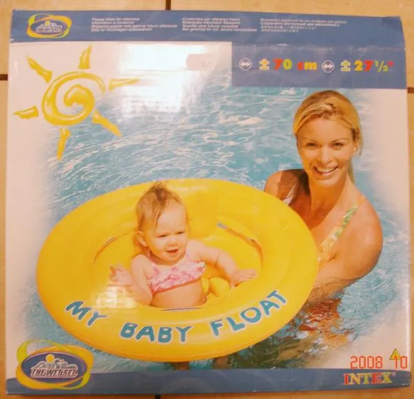Надувной круг для плавания - "My baby float"