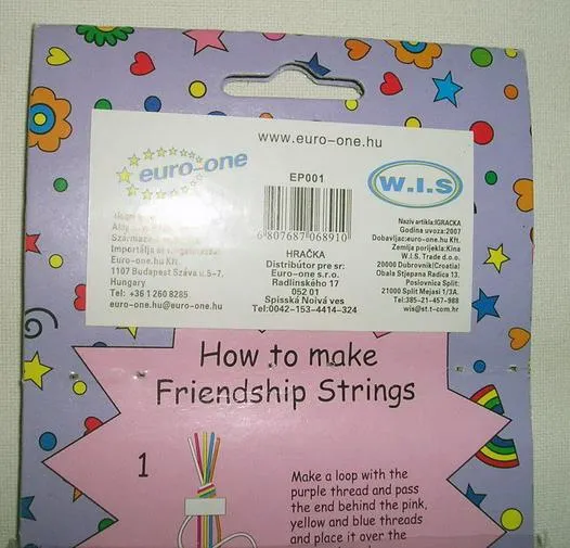 Пластиковые шнурки - Friendship Strings Best Friends