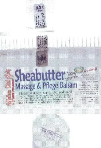 Массажный крем - Massage und Pflege Balsam, 100% naturrein - Sheabutter (Массажный и ухаживающий крем, 100% чистое масло ши)