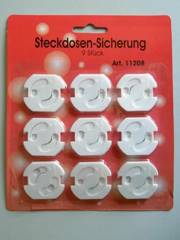 Защитные заглушки для розеток от детей - Steckdosen-Sicherung