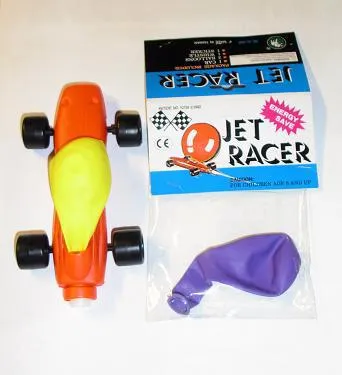 Balloon powered toy car “JET RACER”