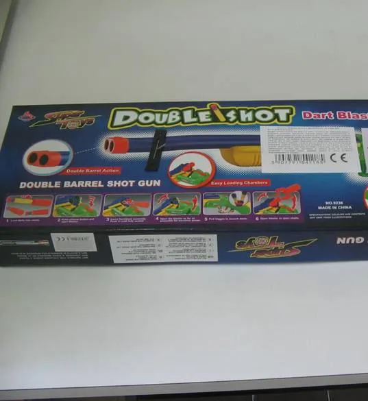 Toy double-barrelled gun
