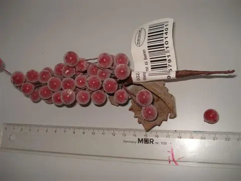 Decorative bunch of grapes with 49 berries