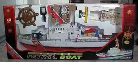 Toy ship with remote control “Super patrol boat”