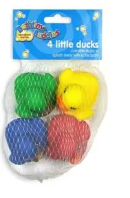 Пластиковые утята - Bathtime Buddies, 4 маленьких утёнка