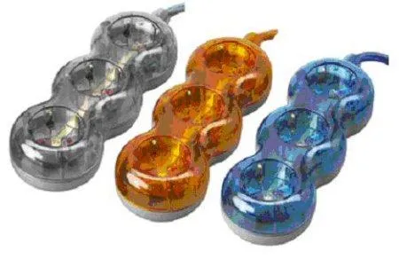 Electric three socket extension cord “Rabalder” in blue