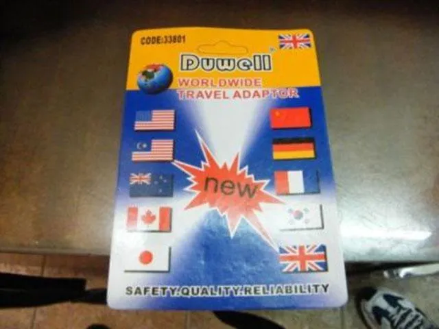 Дорожный адаптер - Worldwide Travel Adaptor