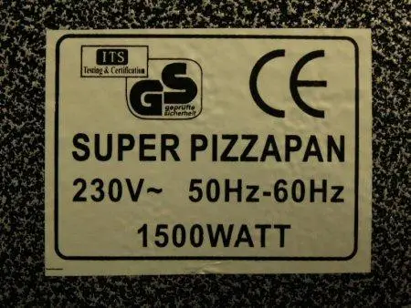 Electric pizza pan with transparent cover