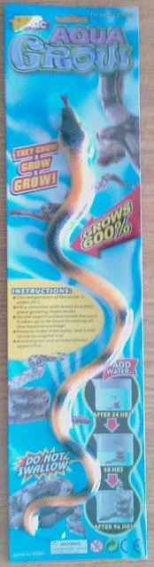 Expanding toys – Growing snake