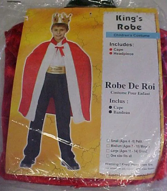 Fancy dress - King’s robe – Robe de roi