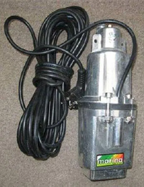 Submersible electromagnetic vibrating pump