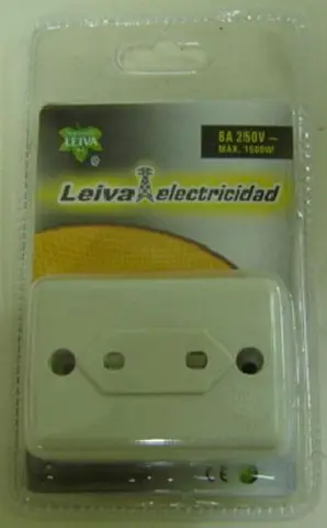 Настенная электрическая розетка - Leiva Electricidad