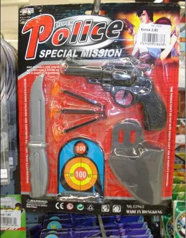 Игрушка с пистолетом и мишенью - Super Police Special Mission