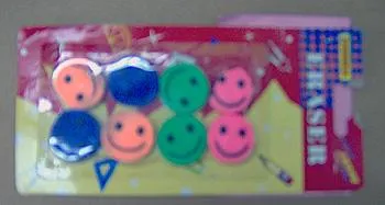 Stationery eraser "Eraser Fun Shape Zhengda"; various colours