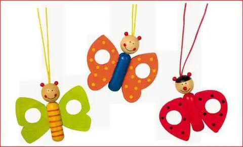 Wooden butterfly - Butterfly Magnifying Glass