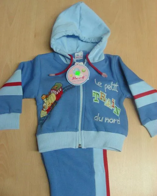Children's jogging suit - Le petit train du nord / Flower garden