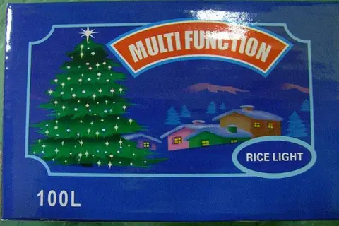 Lighting chain - Multi Function. Rice Light. 100l