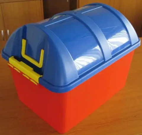 Пластиковый ящик для игрушек - Box Pirat 38 L - Kids