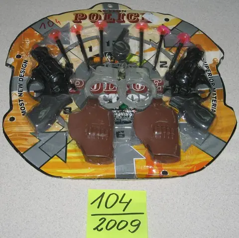 Set of military toys