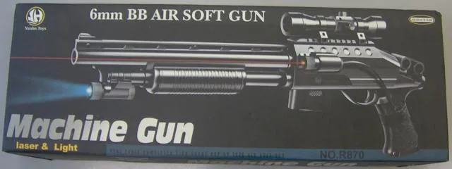 Страйкбольный автомат - Machine Gun laser & light
