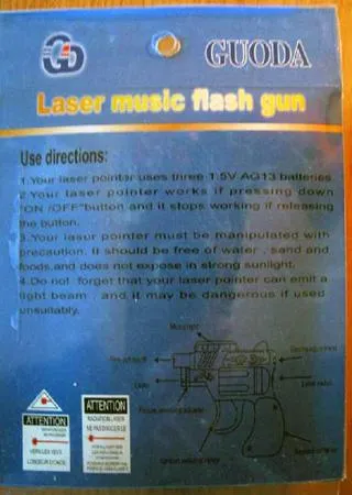 Laser Music Flash Gun