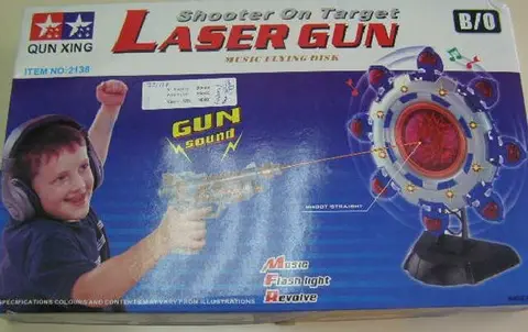Игрушечный лазерный пистолет с мишенью - Shooter on Target Laser Gun