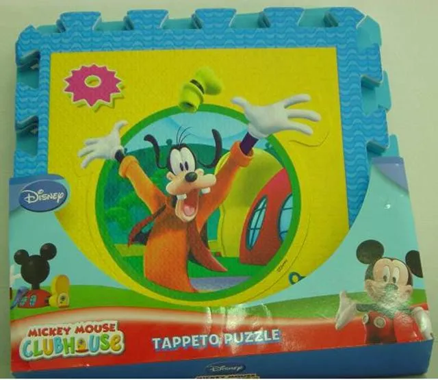 Коврик-пазл - Eva (сополимер этилена и винилацетата), напольный коврик, набор Mickey Mouse Club House