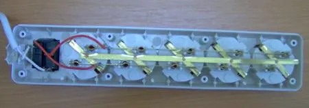 Multiple socket with switch BORAX