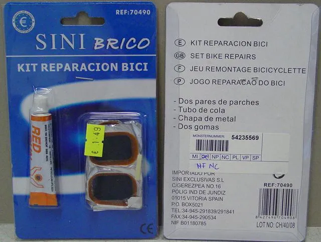 Набор для ремонта шин - Kit Reparacion Bici
