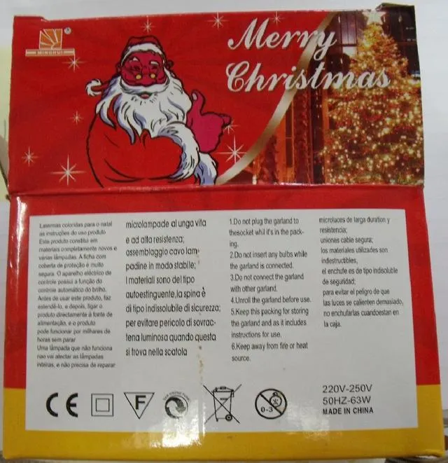 Световая гирлянда - Merry Christmas