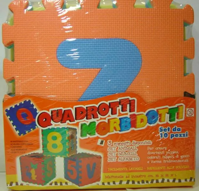 Коврики-пазлы - Quadrotti Morbidotti