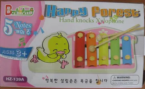 Игрушечный ксилофон - Hand Knocks Xylophone