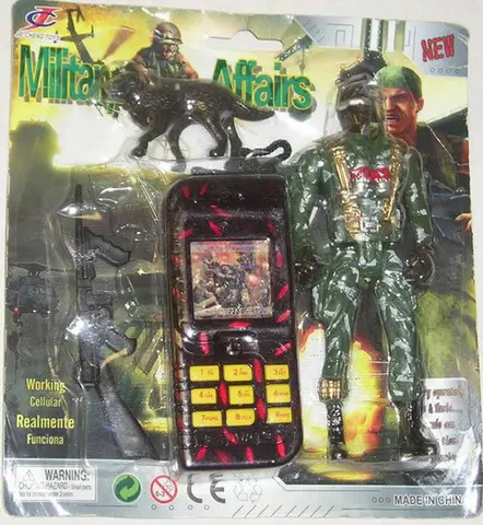 Игрушечный военный набор с мобильным телефоном - Military Affairs