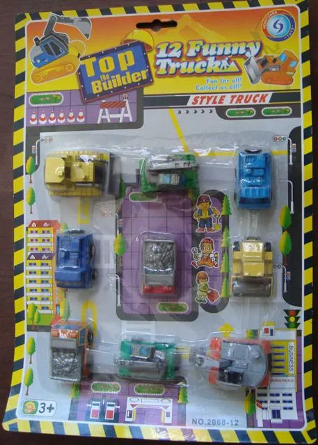 Набор игрушечных грузовиков - 12 Funny Truck