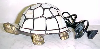 Portable child-appealing luminaries "Realm"- turtle-shaped desk lamps