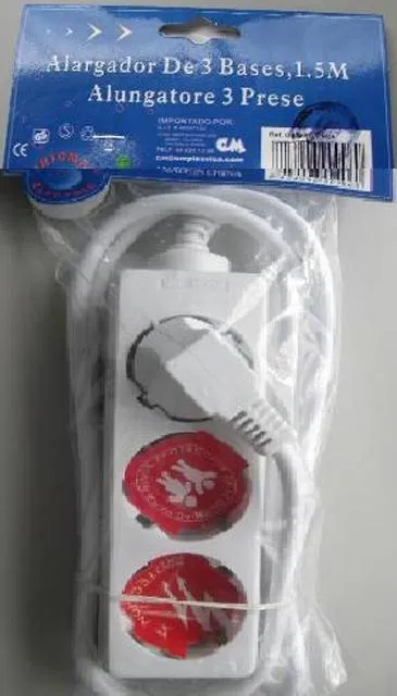 Удлинитель - Alargador De 3 Bases, 1.5 m, Alungatore 3 Prese