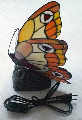 Desk lamp in a form of a butterfly "Tiffany" 