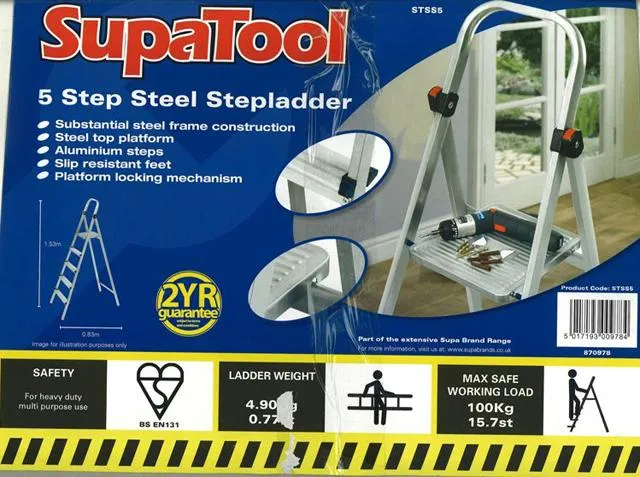 Стремянка - 5 Step Steel Stepladder