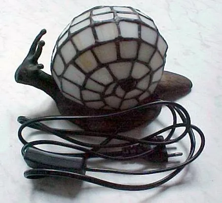 Snail-formed luminaire "Tiffany"Type/model: TK-717; 230V~ rated voltage