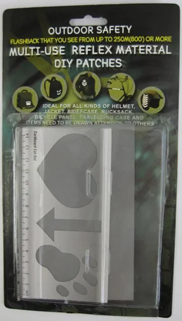 Visibility accessory - Multi-use Reflex Material DIY Patches