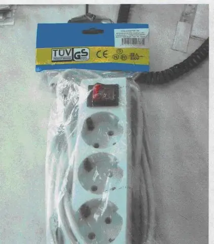 Electrical supply cord