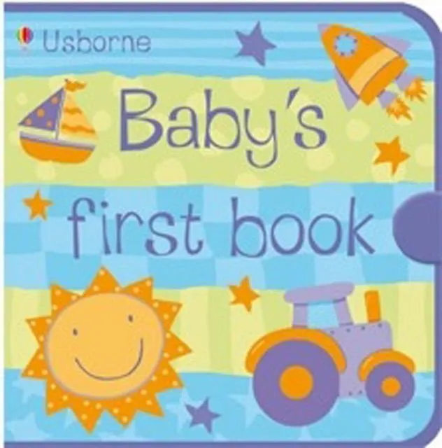 Baby book - Babys first book - boys edition cloth book