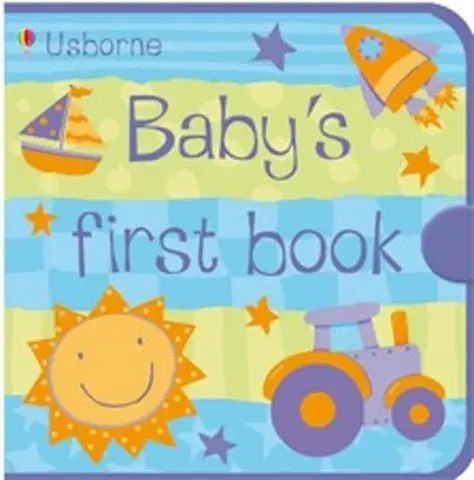 Книжка для малышей - Babys first book - boys edition, тканевая книжка