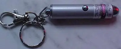 Laser pointer "Hi-output key chain laser"