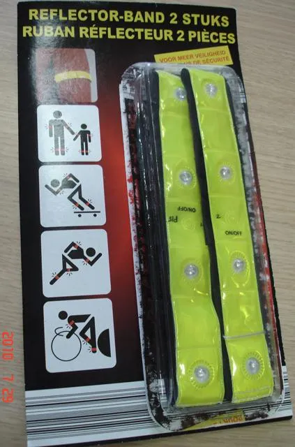 Светоотражающие нарукавные повязки - Reflector – Band 2 Stuks / Ruban Réflecteur 2 Pièces