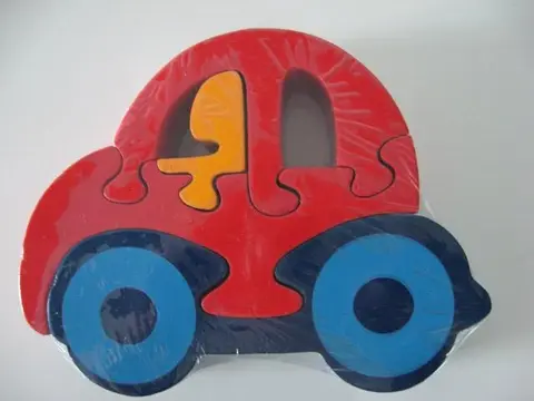 Деревянная игрушка - Car Jigsaw