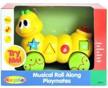 Пластиковые музыкальные животные - Musical Roll Along Playmates