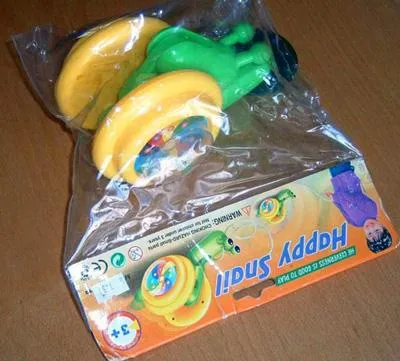 Pull-along wheeled toy "Happy Snail" 
