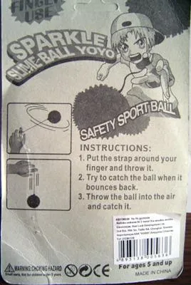 Water filled yoyo ball "Sparkle Slime-Ball Yoyo"